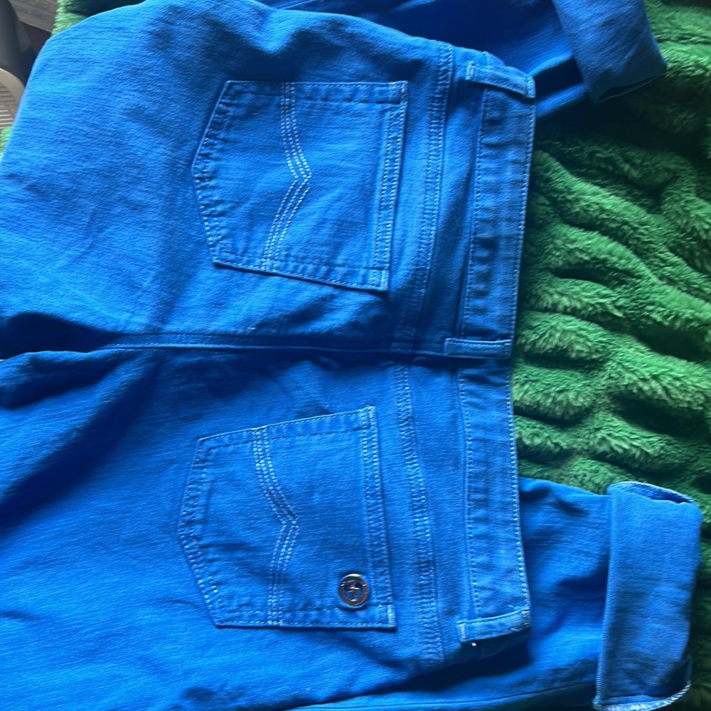 Michael Kors blue pants-size 10 - Picture 6 of 7